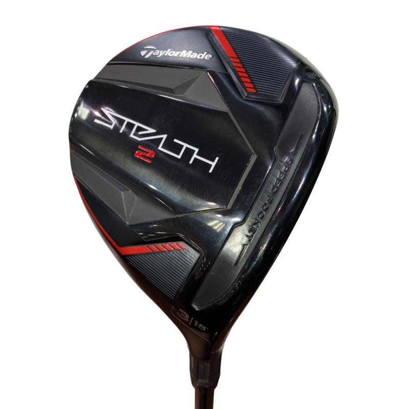 【中古】 テーラーメイド STEALTH2 3W フェアウェイウッド FW Tour AD CQ-6 (フレックスS) メンズ 男性用 右利き 右用 Cランク ゴルフクラブ