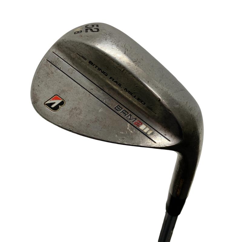 【中古】 ブリヂストン BRIDGESTONE BRM2 ノーメッキ 52°/08°M ウェッジ WG 純正特注シャフト (フレックスS) メンズ 男性用 右利き 右用 Cランク ゴルフクラブ