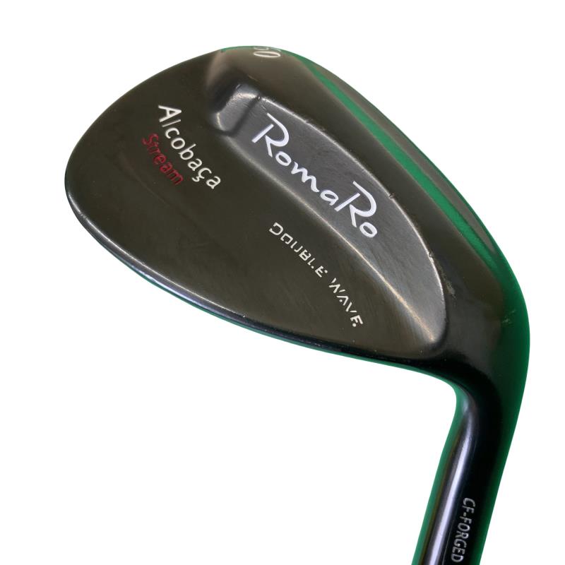 【中古】 RomaRo RomaRo Alcobaca Stream DOUBLE WAVE 60° ウェッジ WG リシャフト (フレックス余分の物) メンズ 成人男性用 右利き 右用 C序列付ける ゴルフ野球クラブ