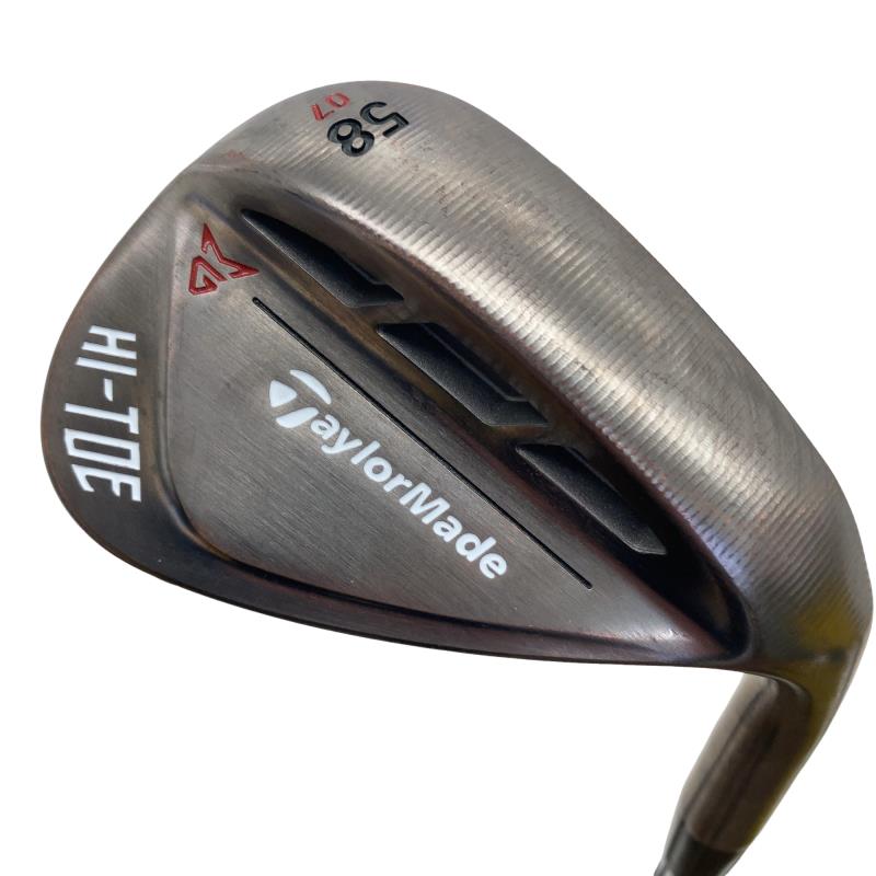 【中古】 仕立て屋御手伝いさん Taylor Made MILLED GRIND HI-TOE(2021) 58°/07° ウェッジ WG Dynamic Gold (フレックスS) メンズ 成人男性用 右利き 右用 C序列付ける ゴルフ野球クラブ