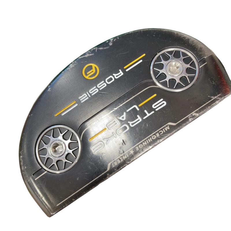 【中古】 オデッセイ STROKE LAB BLACK ROSSIE FLOW 34in パター PT STROKE LAB BLACK (フレックス余分の物) メンズ 成人男性用 右利き 右用 C価値づける ゴルフ野球クラブ