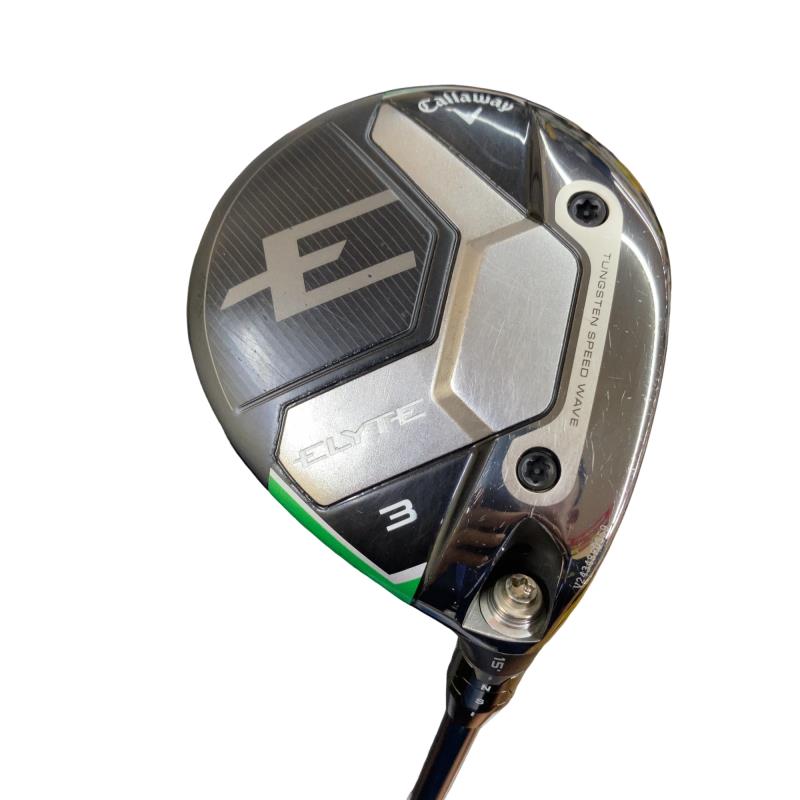 【中古】 キャロウェイ ELYTE 3W フェアウェイウッド FW VENTUS GREEN 50 for CW(ELYTE FW) (フレックスSR) メンズ 男性用 右利き 右用 Cランク ゴルフクラブ|ゴルフパートナー 中古クラブ店