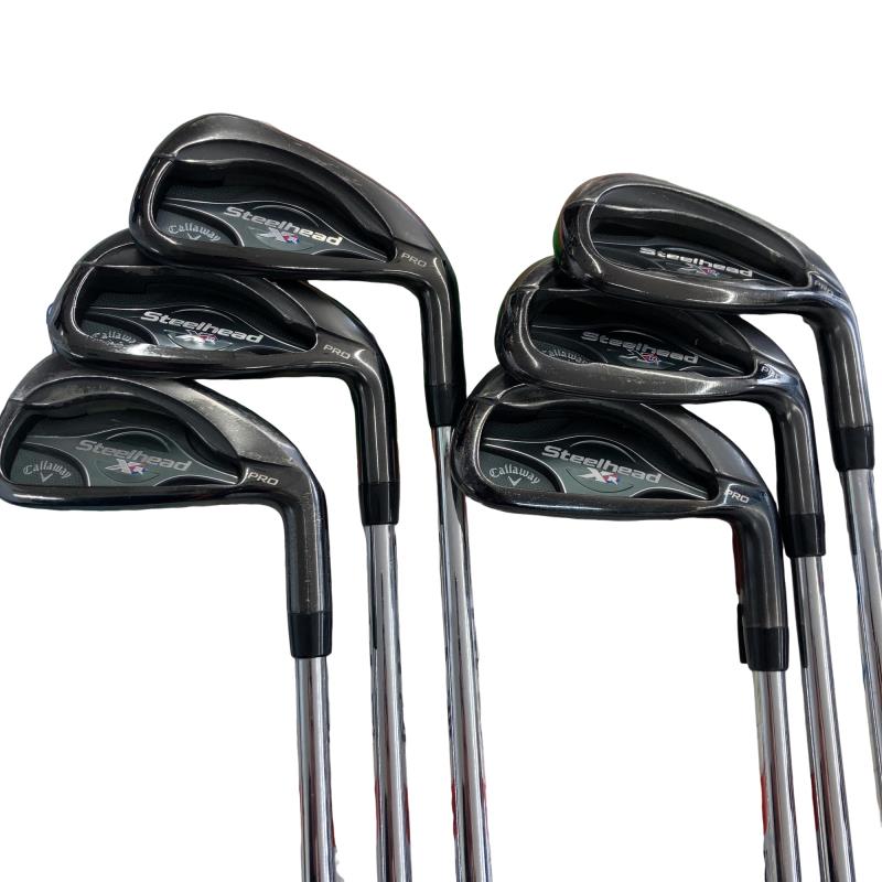 【中古】 キャロウェイ STEELHEAD XR PRO 6S アイアンセット IR NS PRO MODUS3 TOUR120 (フレックスS) メンズ 男性用 右利き 右用 Cランク ゴルフクラブ