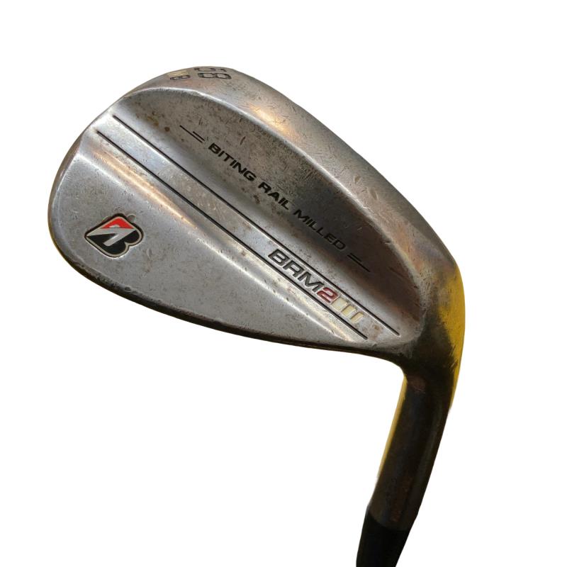 【中古】 ブリヂストン BRIDGESTONE BRM2 否メッキ 58°/08°M ウェッジ WG 完全無欠特注立て坑 (フレックスS) メンズ 成人男性用 右利き 右用 C序列付ける ゴルフ野球クラブ