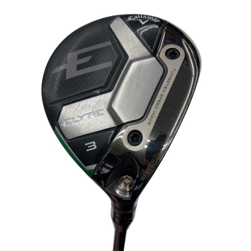 【中古】 キャロウェイ ELYTE 3W フェアウェイウッド FW VENTUS GREEN 50 for CW(ELYTE FW) (フレックスS) メンズ 男性用 右利き 右用 Cランク ゴルフクラブ
