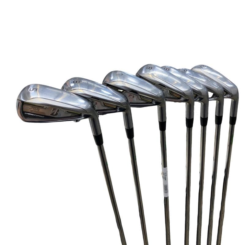 【中古】 ブリヂストン BRIDGESTONE JGR HYBRID FORGED 9S アイアンセット IR NS PRO ZELOS 8 (フレックスR) メンズ 男性用 右利き 右用 Cランク ゴルフクラブ｜ゴルフパートナー 中古クラブ店