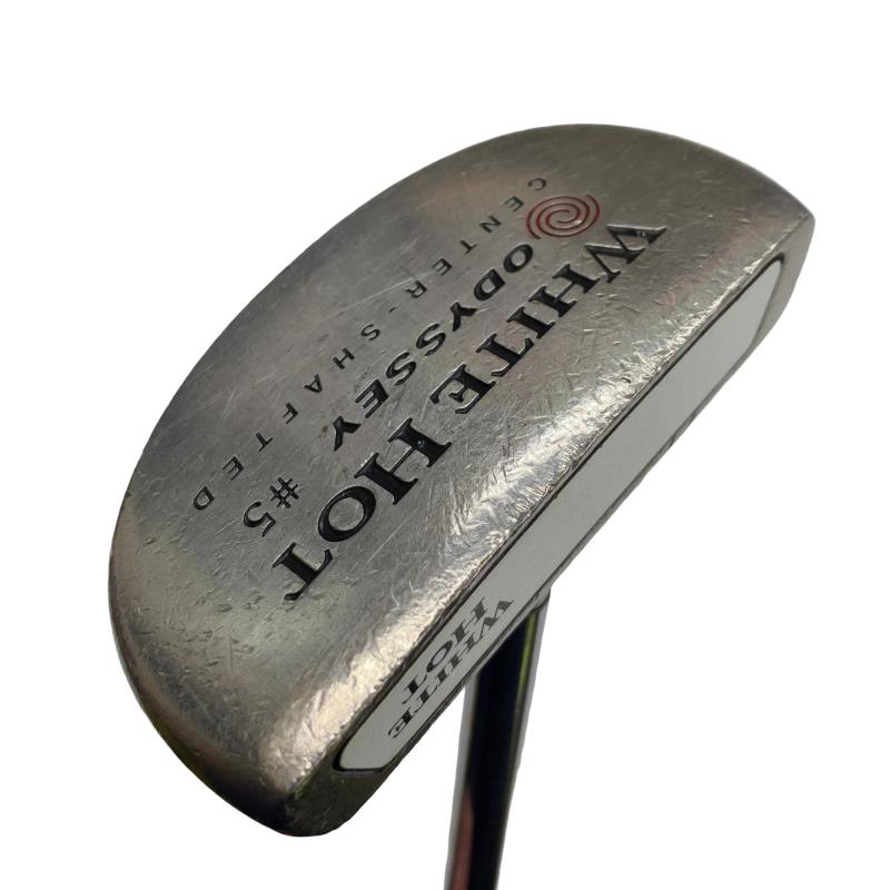 【中古】 オデッセイ WHITE HOT #5 CENTER SHAFTED 34in パター PT スチール写真 (フレックス余分の物) メンズ 成人男性用 右利き 右用 C序列付ける ゴルフ野球クラブ ゴルフ-パター-メンズクラブ