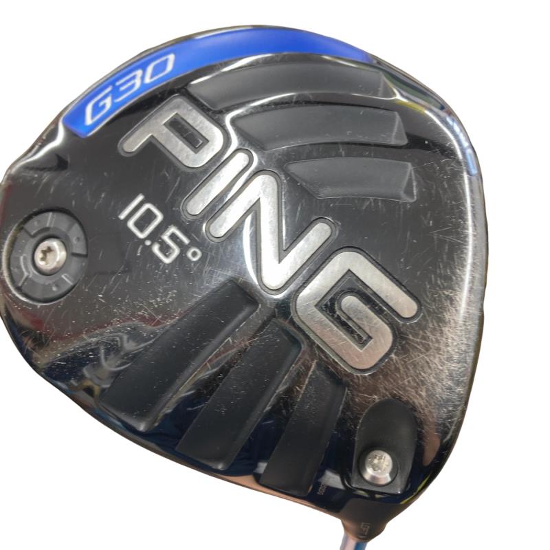 【中古】 ピン G30 10.5° ドライバー DR ATTAS 6☆ 6 (フレックスS) メンズ 男性用 右利き 右用 Cランク ゴルフクラブ