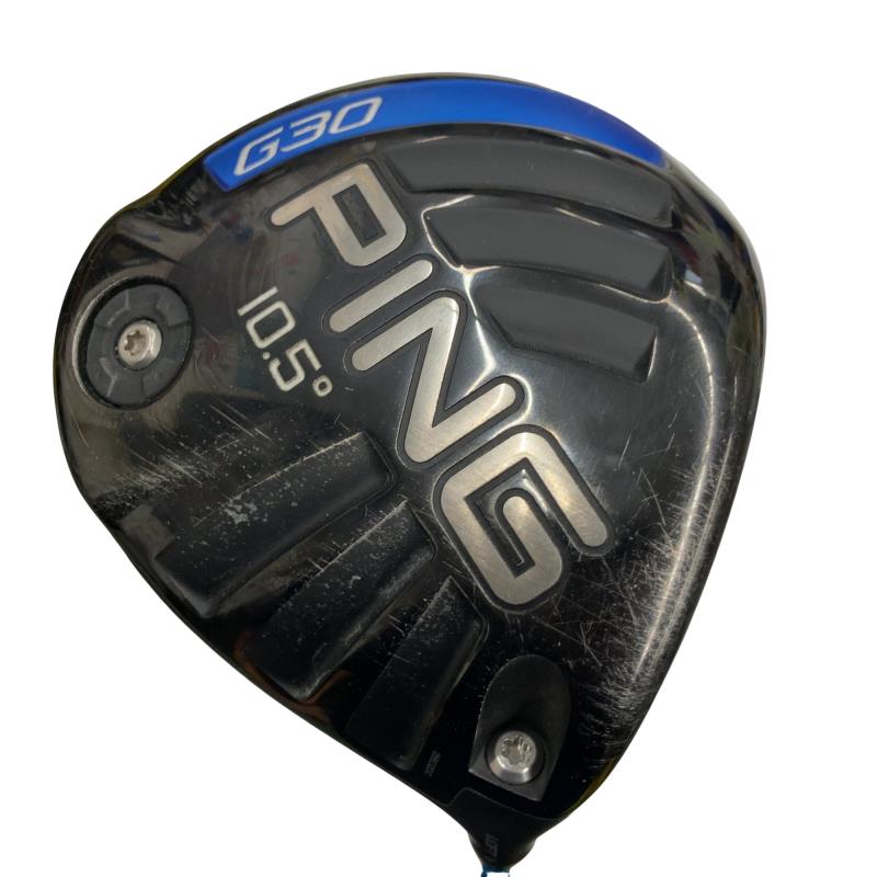 【中古】 ピン G30 10.5° ドライバー DR ATTAS 6☆ 6 (フレックスS) メンズ 男性用 右利き 右用 Cランク ゴルフクラブ