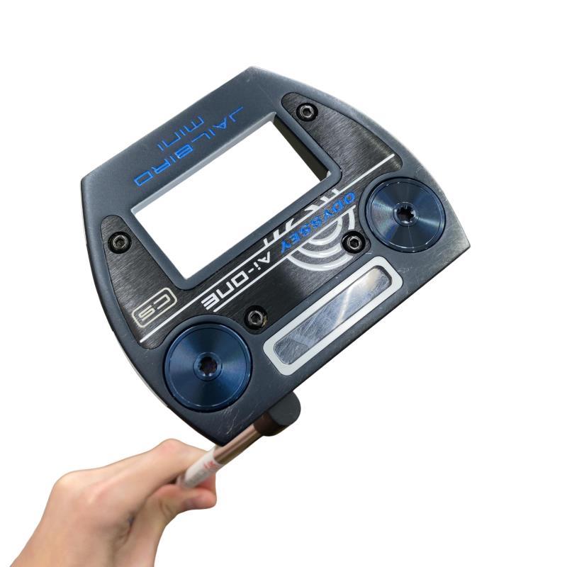 【中古】 オデッセイ Ai-ONE TRI-BEAM JAILBIRD MINI CS 33in パター PT STROKE LAB 90 スチール写真 (フレックス余分の物) メンズ 成人男性用 右利き 右用 C価値づける ゴルフ野球クラブ