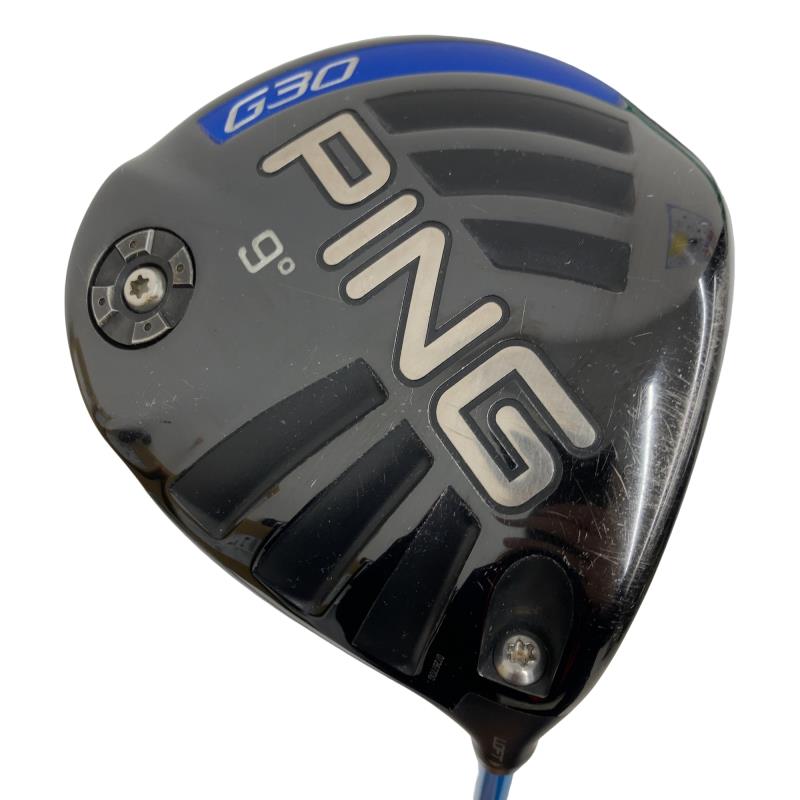 【中古】 ピン G30 9° ドライバー DR ATTAS 6☆ 6 (フレックスS) メンズ 男性用 右利き 右用 Cランク ゴルフクラブ|ゴルフパートナー 中古クラブ店