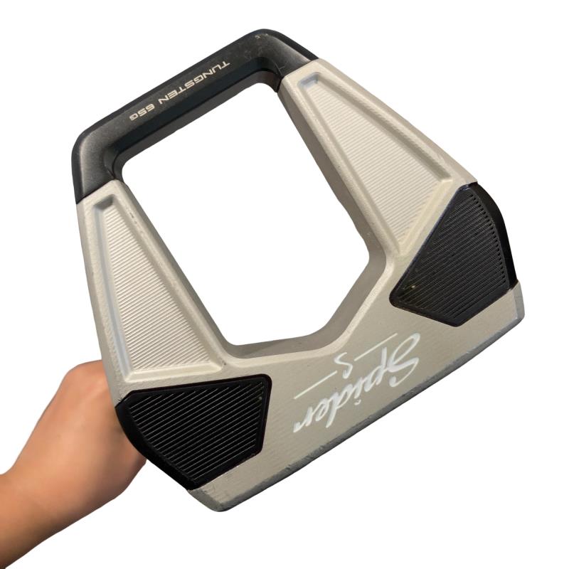 【中古】 テーラーメイド Spider S PLATINUM シングルベンド 34インチ USA パター PT スチール(ブラック) (フレックスその他) メンズ 男性用 右利き 右用 Dランク ゴルフクラブ