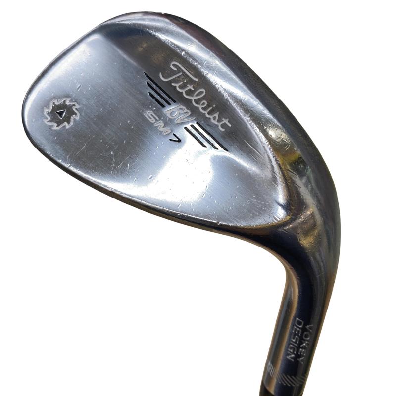 【中古】 タイトリスト VOKEY SPIN MILLED SM7 ツアークロム 56°/10°S ウェッジ WG Dynamic Gold (フレックスS) メンズ 男性用 右利き 右用 Cランク ゴルフクラブ
