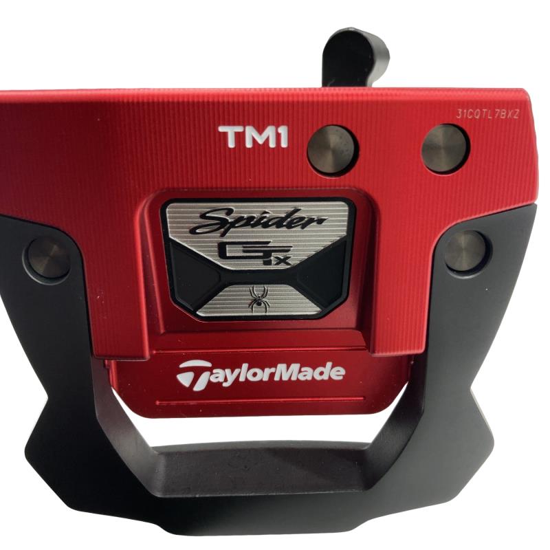 【中古】 テーラーメイド Spider GTx TRUSS RED TM1 33インチ パター PT スチール (フレックスその他) メンズ 男性用 右利き 右用 Dランク ゴルフクラブ