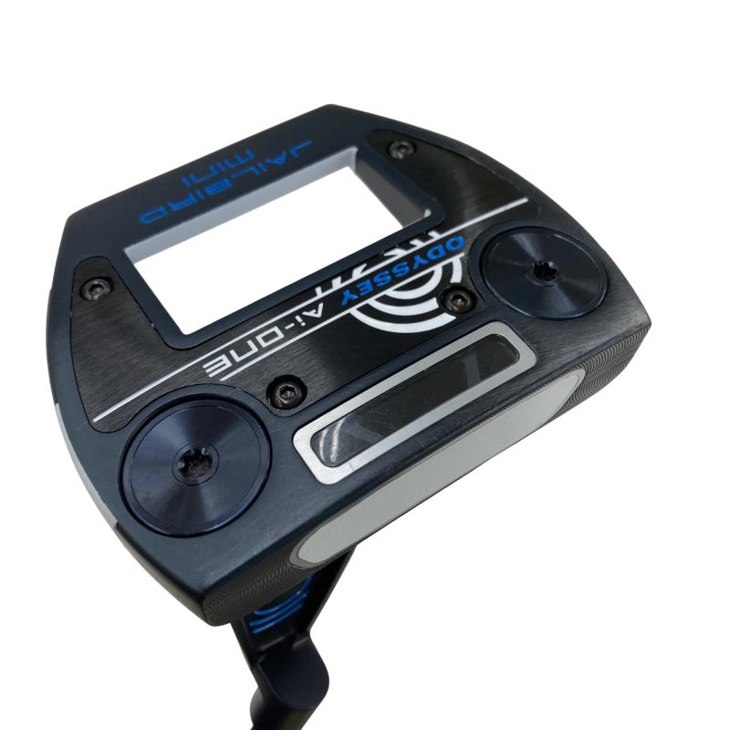 【中古】 オデッセイ Ai-ONE TRI-BEAM JAILBIRD MINI CH 34in パター PT STROKE LAB 90 スチール写真 (フレックス余分の物) メンズ 成人男性用 右利き 右用 C序列付ける ゴルフ野球クラブ