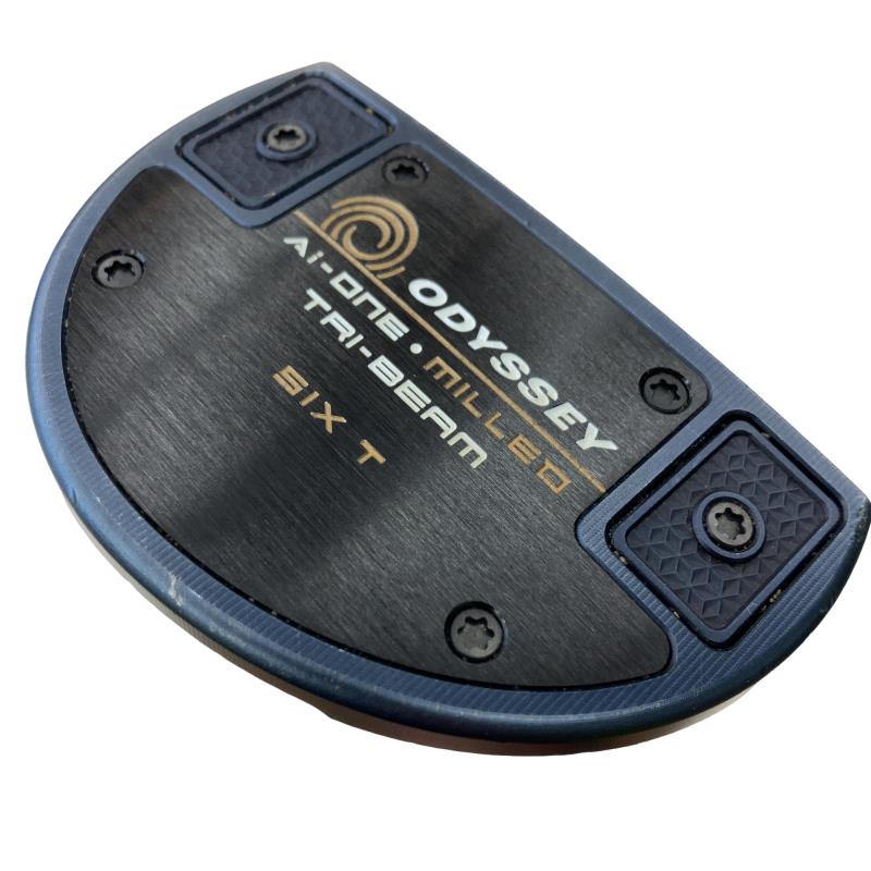 【中古】 オデッセイ Ai-ONE・MILLED TRI-BEAM SIX T 34in パター PT STROKE LAB 90 スチール写真 (フレックス余分の物) メンズ 成人男性用 右利き 右用 C序列付ける ゴルフ野球クラブ