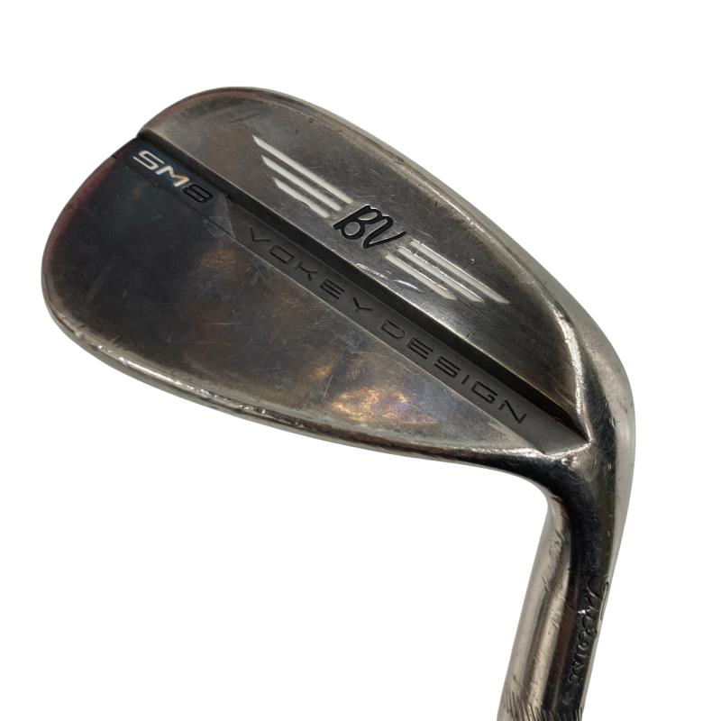 【中古】 タイトリスト VOKEY SPIN MILLED SM8 ブラッシュドスチール 50°/12°F ウェッジ WG NS PRO MODUS3 TOUR105 (フレックスS) メンズ 男性用 右利き 右用 Dランク ゴルフクラブ