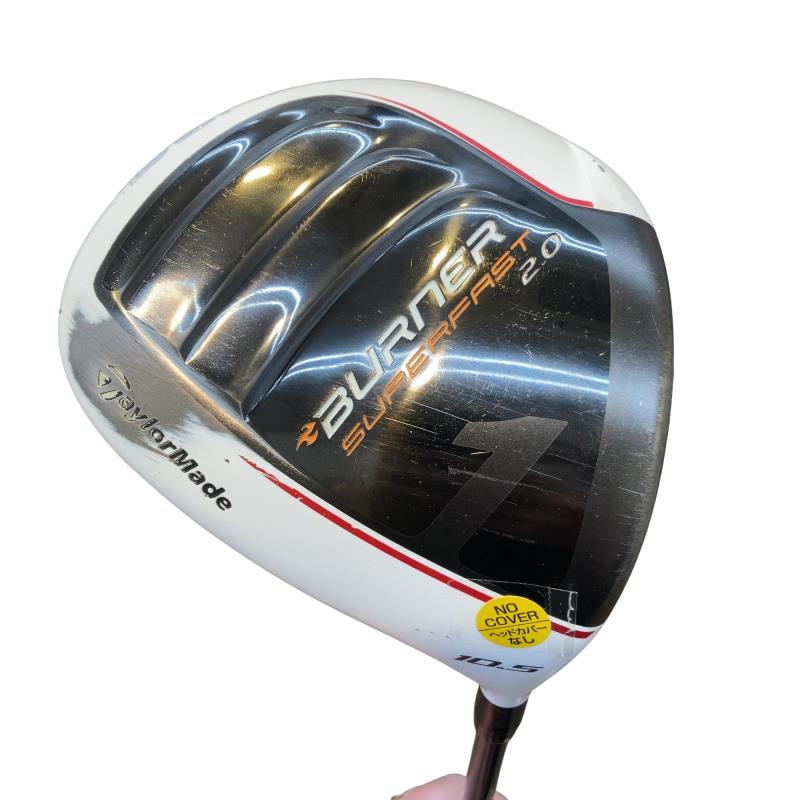 【中古】 テーラーメイド BURNER SUPER FAST 2.0 10.5° USA ドライバー DR REAX 4.8(ドライバー) (フレックスR) メンズ 男性用 右利き 右用 Dランク ゴルフクラブ