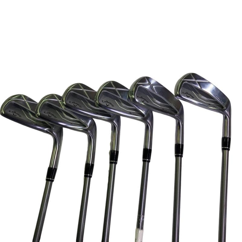 【中古】 キャロウェイ X FORGED MAX STAR(2025) 7S アイアンセット IR 純正特注シャフト (フレックスS) メンズ 男性用 右利き 右用 Cランク ゴルフクラブ