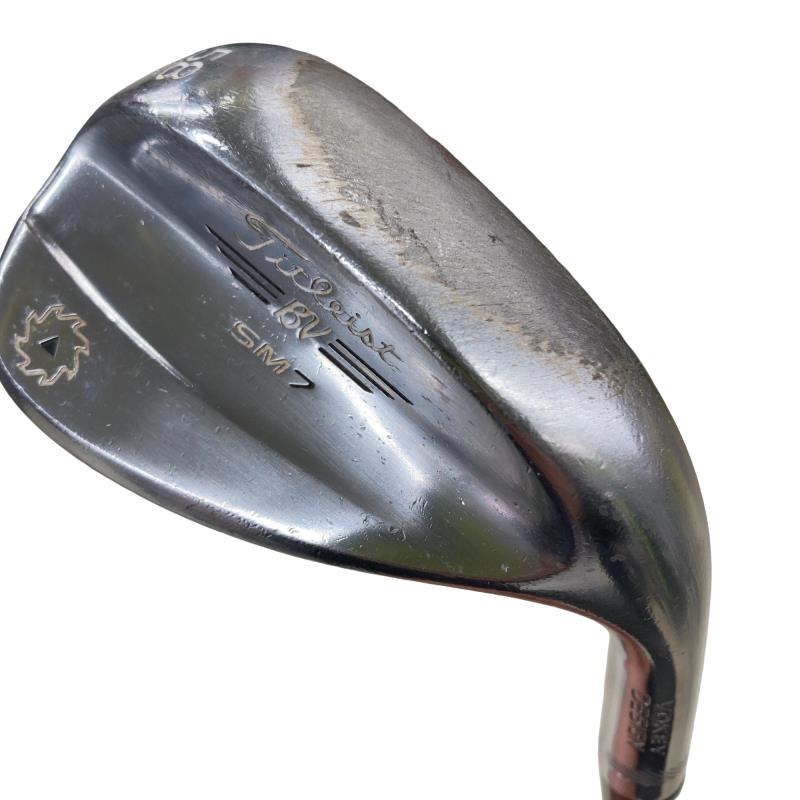 【中古】 タイトリスト VOKEY SPIN MILLED SM7 ツアークロム 58°/14°K ウェッジ WG Dynamic Gold (フレックスS) メンズ 男性用 右利き 右用 Dランク ゴルフクラブ