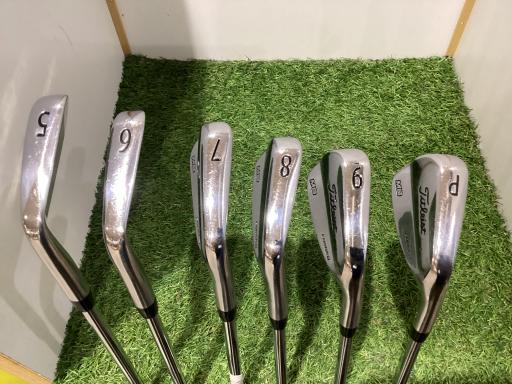 【中古】 タイトリスト Titleist MB 718 6S アイアンセット IR 純正特注シャフト (フレックスX) メンズ 男性用 右利き 右用 Cランク ゴルフクラブ