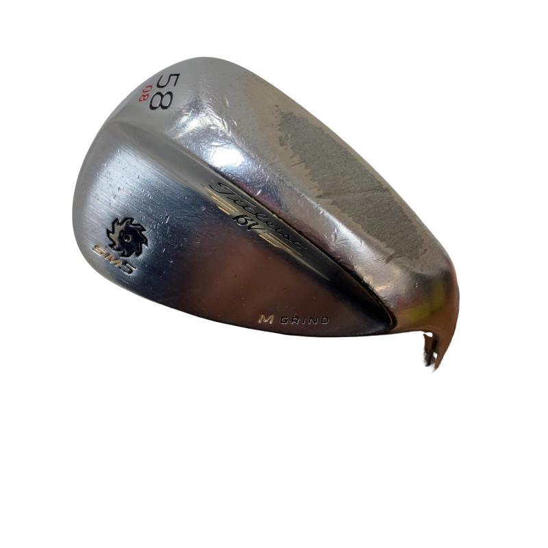 【中古】 タイトリスト VOKEY SPIN MILLED SM5 ツアークロム 58°/08°M ウェッジ WG Dynamic Gold (フレックスS) メンズ 男性用 右利き 右用 Cランク ゴルフクラブ