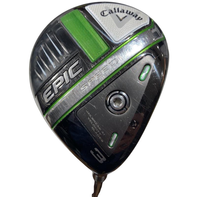【中古】 キャロウェイ EPIC SPEED 3W フェアウェイウッド FW Diamana 50 for CW(2021 EPIC FW) (フレックスSR) メンズ 男性用 右利き 右用 Cランク ゴルフクラブ