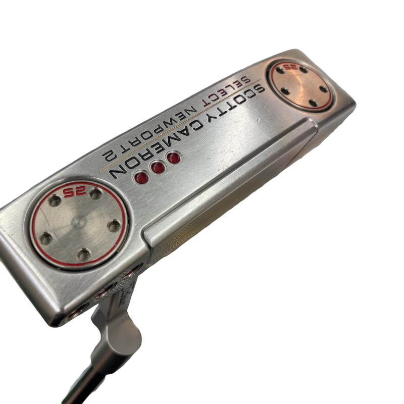 【中古】 タイトリスト SCOTTY CAMERON select NEWPORT 2(2018) 34in パター PT スチール写真 (フレックス余分の物) メンズ 成人男性用 右利き 右用 C位置づける ゴルフ野球クラブ