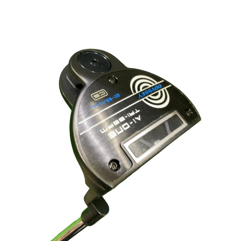 【中古】 オデッセイ Ai-ONE TRI-BEAM 2-BALL CS 33in パター PT STROKE LAB 90 スチール写真 (フレックス余分の物) メンズ 成人男性用 右利き 右用 C序列付ける ゴルフ野球クラブ