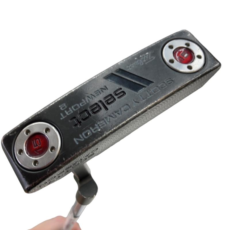【中古】 タイトリスト SCOTTY CAMERON select NEWPORT 2 34in パター PT スチール写真 (フレックス余分の物) メンズ 成人男性用 右利き 右用 C価値づける ゴルフ野球クラブ