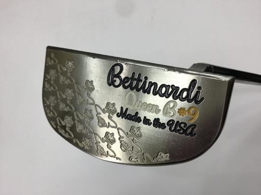 【中古】 ベティナルディ BETTINARDI QUEEN B #9 34in パター PT スチール写真 (フレックス余分の物) メンズ 成人男性用 右利き 右用 C位置付ける ゴルフ野球クラブ クラブ-ゴルフ-パター