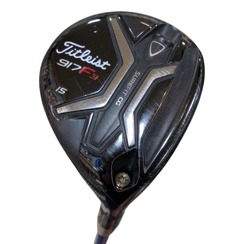 【中古】 タイトリスト 917 F3 15&deg; フェアウェイウッド FW 純正特注シャフト (フレックスS) メンズ 男性用 右利き 右用 Cランク ゴルフクラブ｜ゴルフパートナー 中古クラブ店