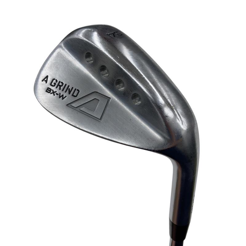 【中古】 A DESIGN GOLF A GRIND BX-W(ニッケルクロム) 54° ウェッジ WG 純正特注シャフト (フレックスX) メンズ 男性用 右利き 右用 Cランク ゴルフクラブ