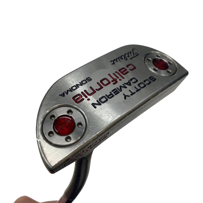 【中古】 タイトリスト SCOTTY CAMERON California SONOMA(2012) 34in パター PT スチール写真 (フレックス余分の物) メンズ 成人男性用 右利き 右用 C位置づける ゴルフ野球クラブ