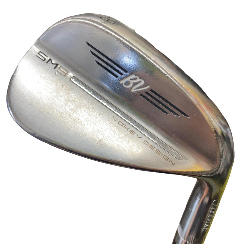 【中古】 タイトリスト VOKEY SPIN MILLED SM9 ツアークロム 48&deg;/10&deg;F ウェッジ WG Dynamic Gold (フレックスS) メンズ 男性用 右利き 右用 Dランク ゴルフクラブ｜ゴルフパートナー 中古クラブ店