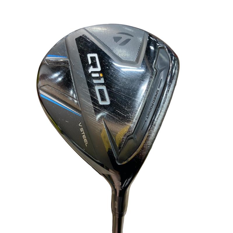 【中古】 テーラーメイド Qi10 3W フェアウェイウッド FW Tour AD VF-6 (フレックスS) メンズ 男性用 右利き 右用 Cランク ゴルフクラブ