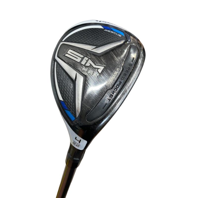 【中古】 仕立て屋お手伝いさん SIM MAX U4 ありがた味 UT TENSEI BLUE TM60(UT) (フレックスS) メンズ 成人男性用 右利き 右用 C価値づける ゴルフ野球クラブ