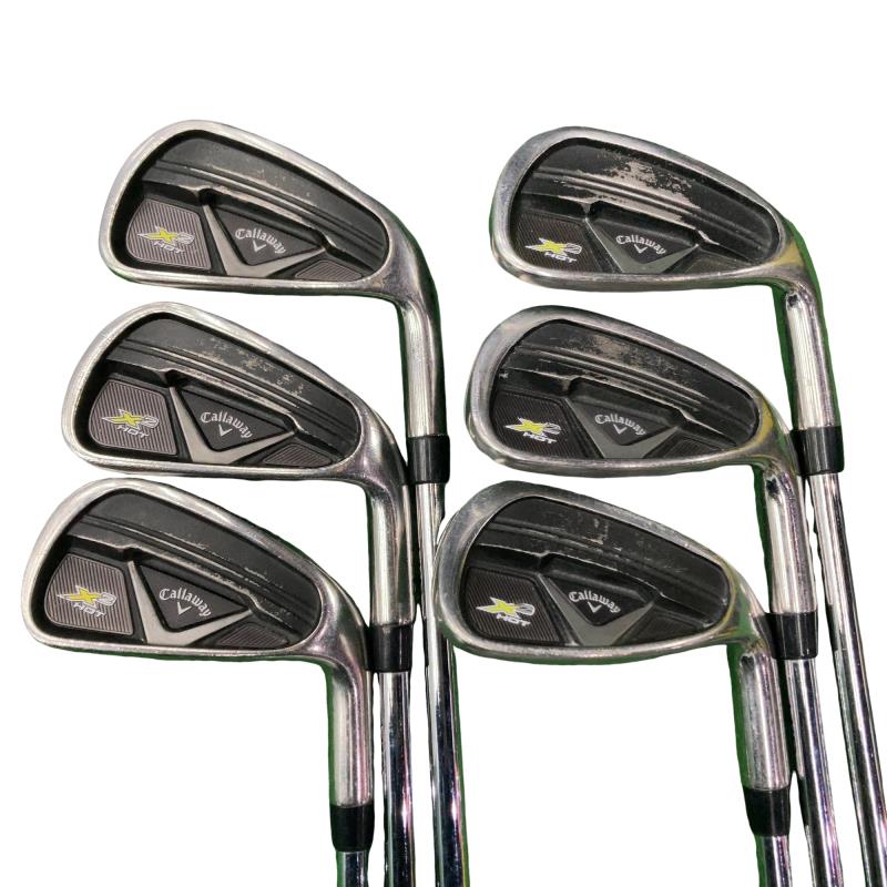 【中古】 キャロウェイ X2 HOT PRO 6S アイアン仕掛ける IR NS PRO 950GH (フレックスS) メンズ 成人男性用 右利き 右用 C序列付ける ゴルフ野球クラブ
