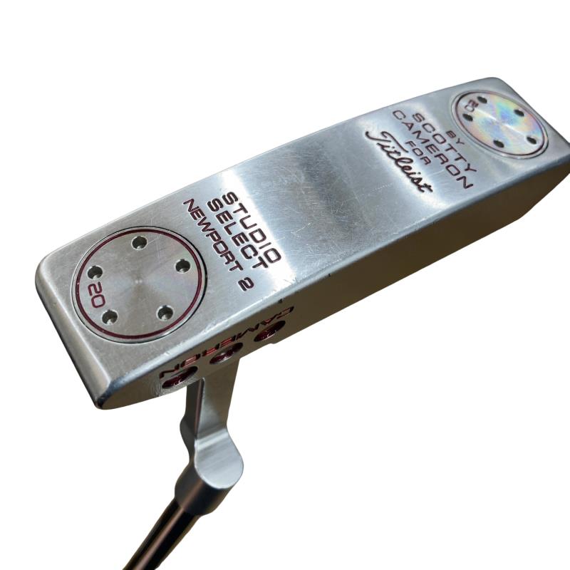 【中古】 タイトリスト SCOTTY CAMERON STUDIO SELECT NEWPORT 2 33in(20g) パター PT スチール写真 (フレックス余分の物) メンズ 成人男性用 右利き 右用 C序列付ける ゴルフ野球クラブ