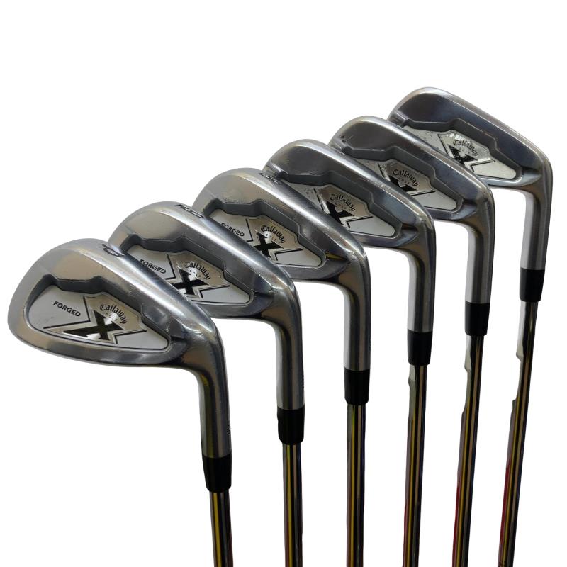 【中古】 キャロウェイ X FORGED 6S アイアン書き割り IR Memphis 10 DB (フレックスUNI) メンズ 成人男性用 右利き 右用 C序列付ける ゴルフ野球クラブ