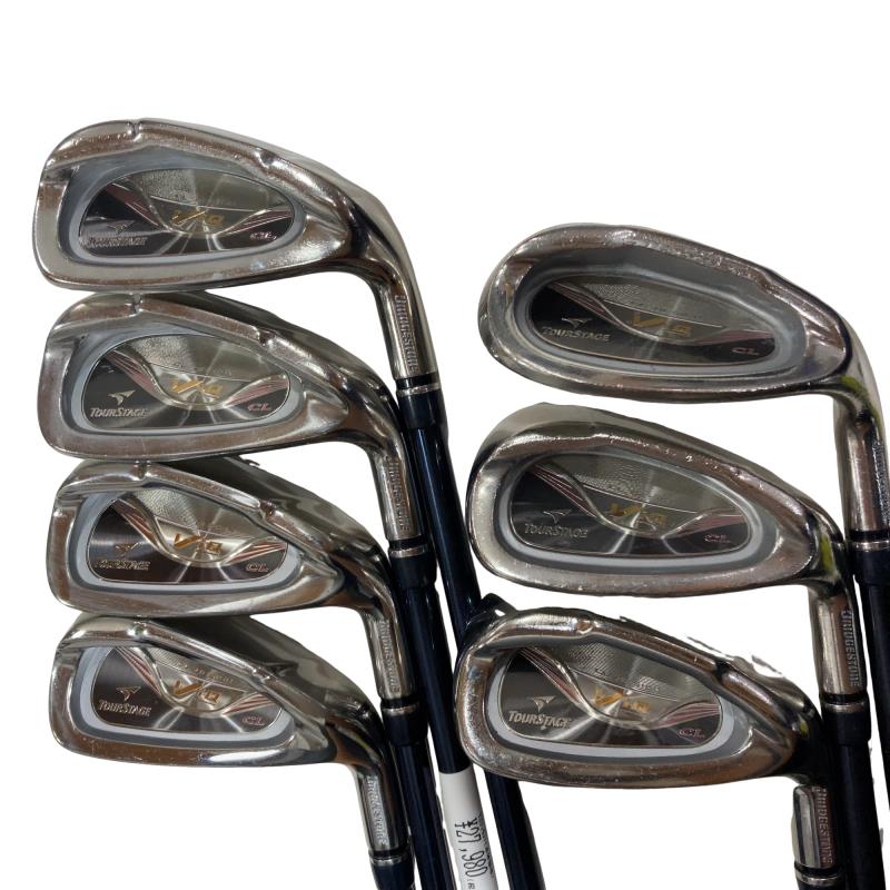 【中古】 ブリヂストン TOURSTAGE ViQ CL(2008) 8S (クリスタルピンク) レディース アイアンセット IR VI-40 (フレックスL) レディース 女性用 右利き 右用 Cランク ゴルフクラブ 14,049円