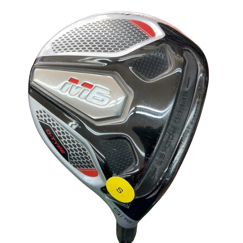 【中古】 テーラーメイド M6 D-TYPE 5W USA フェアウェイウッド FW 純正特注シャフト (フレックスS) メンズ 男性用 右利き 右用 Cランク ゴルフクラブ