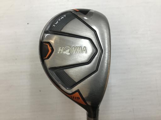 【中古】 本間ゴルフ TOUR WORLD TW747 19° ありがた味 UT VIZARD for 747(ありがた味) (フレックス余分の物) メンズ 成人男性用 右利き 右用 C位置付ける ゴルフ野球クラブ ゴルフ-ユーティリティ-クラブ