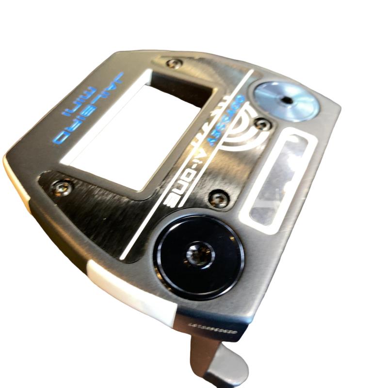 【中古】 オデッセイ Ai-ONE TRI-BEAM JAILBIRD MINI CH 34in パター PT STROKE LAB 90 スチール写真 (フレックス余分の物) メンズ 成人男性用 右利き 右用 C位置づける ゴルフ野球クラブ
