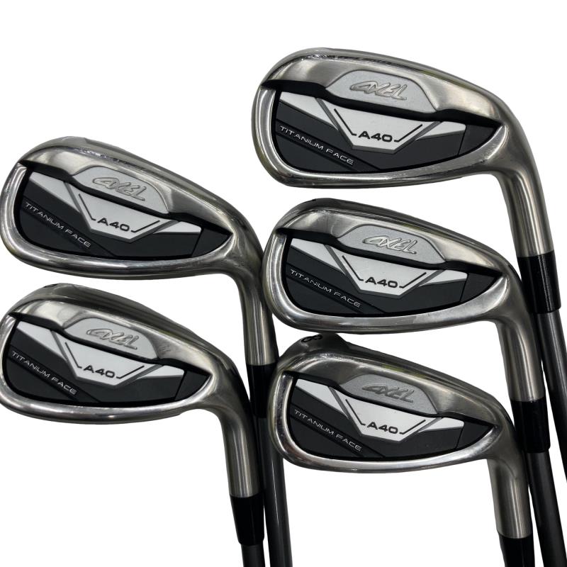 【中古】 つるや AXEL A40 5S アイアン仕掛ける IR AXEL A40(アイアン) (フレックスR) メンズ 成人男性用 右利き 右用 C価値づける ゴルフ野球クラブ