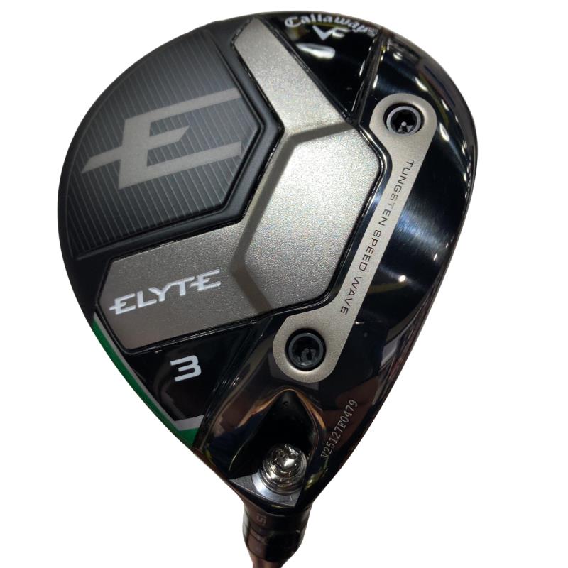 【中古】 キャロウェイ ELYTE  3W フェアウェイウッド FW VENTUS GREEN 50 for CW(ELYTE FW) (フレックスS) メンズ 成人男性用 右利き 右用 A序列付ける ゴルフ野球クラブ フェアウェイウッド-スポーツ・アウトドア-ゴルフ