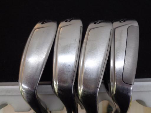 【中古】 つるや AXEL GF 5S アイアンセット IR GF VANQUISH(アイアン) (フレックスS) メンズ 男性用 右利き 右用 Cランク ゴルフクラブ