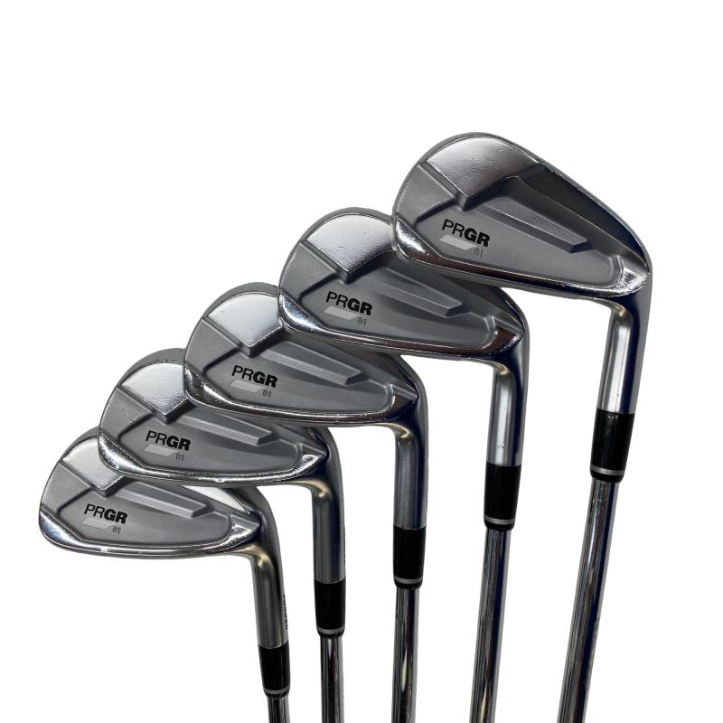 【中古】 労働者階級歯車 PRGR 01(2023) 5S アイアン書き割り IR NS PRO MODUS3 TOUR115 (フレックスS) メンズ 成人男性用 右利き 右用 C序列付ける ゴルフ野球クラブ