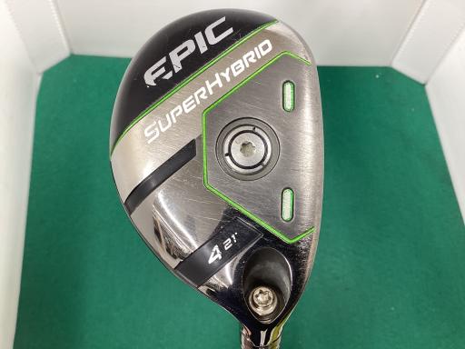 【中古】 キャロウェイ EPIC SUPER HYBRID U4 ユーティリティ UT 純正特注シャフト (フレックスS) メンズ 男性用 右利き 右用 Cランク ゴルフクラブ