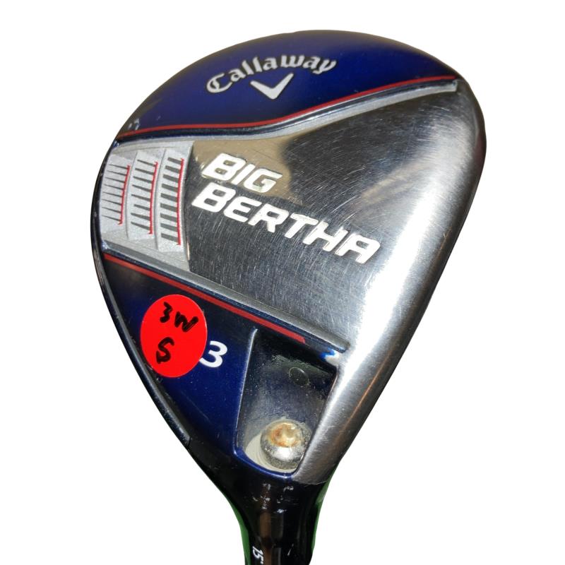 【中古】 キャロウェイ BIG BERTHA(2014) 3W フェアウェイウッド FW BIG BERTHA(2014) (フレックスS) メンズ 男性用 右利き 右用 Cランク ゴルフクラブ
